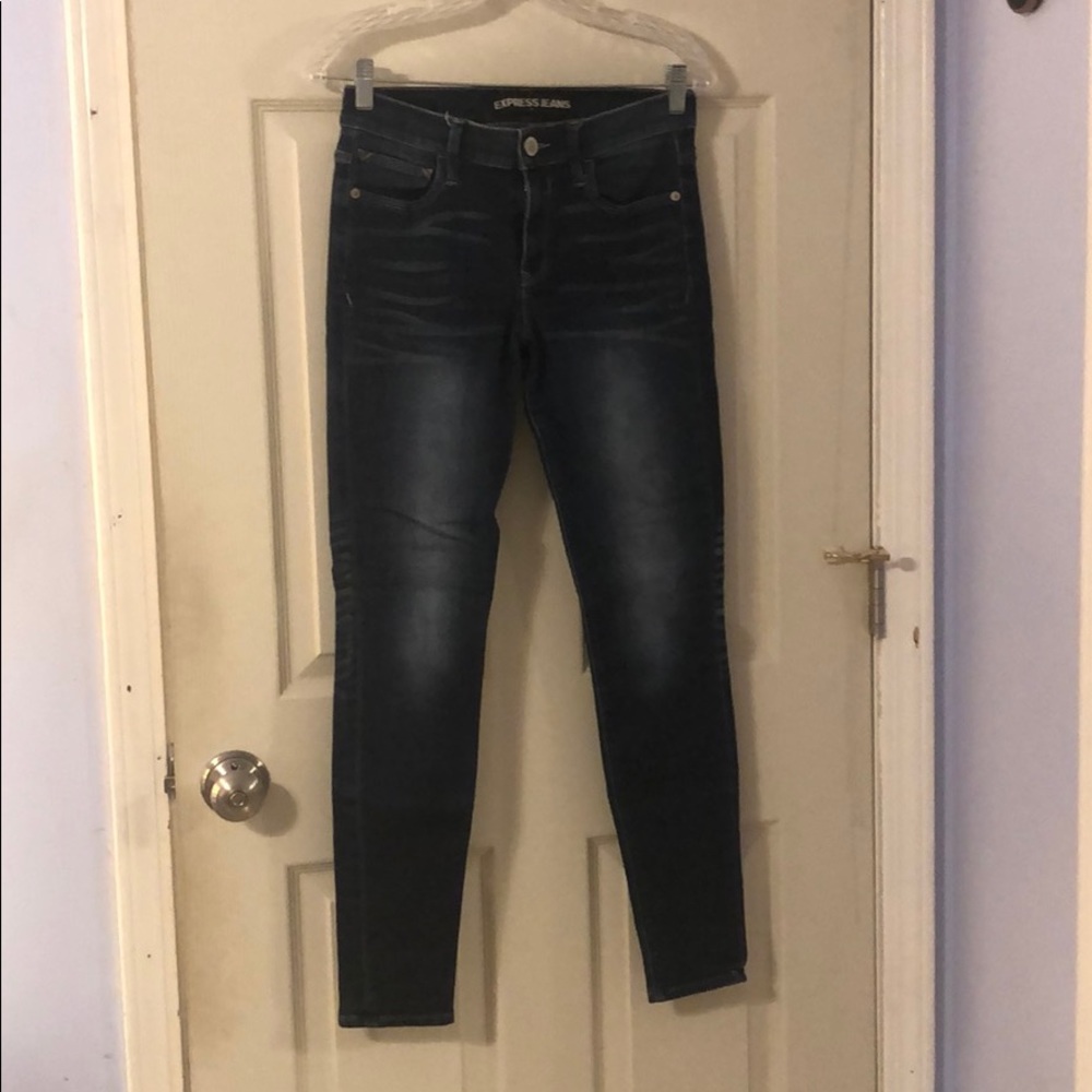 Express factory mid rise jean legging